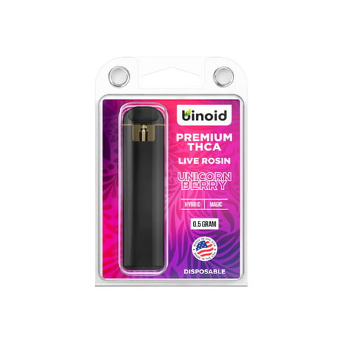 97% THCa Disposable Vape | Unicorn Berry Live Rosin