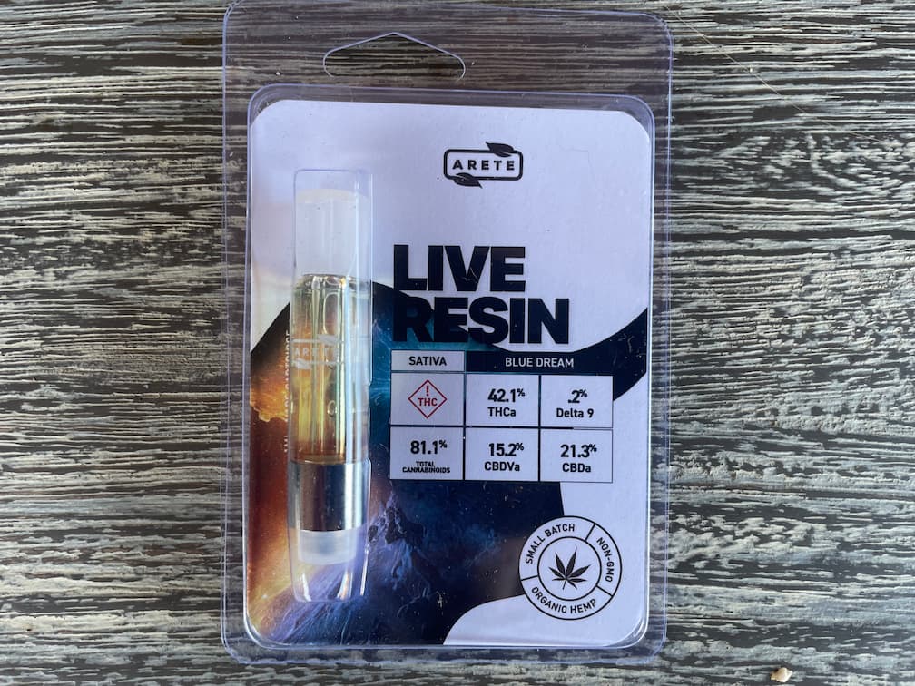 Arete Live Resin Cart