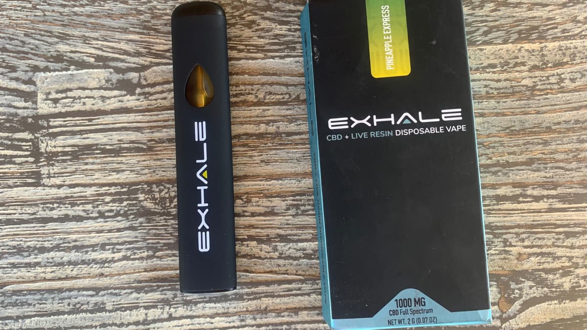 Exhale Well CBD Live Resin Disposable